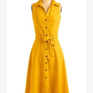 Yellow modcloth dress