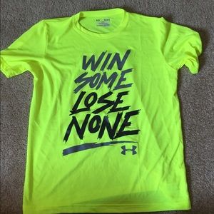Win some or lose none under armor shirt