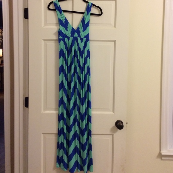 J.Crew Striped Cotton Maxi Dress