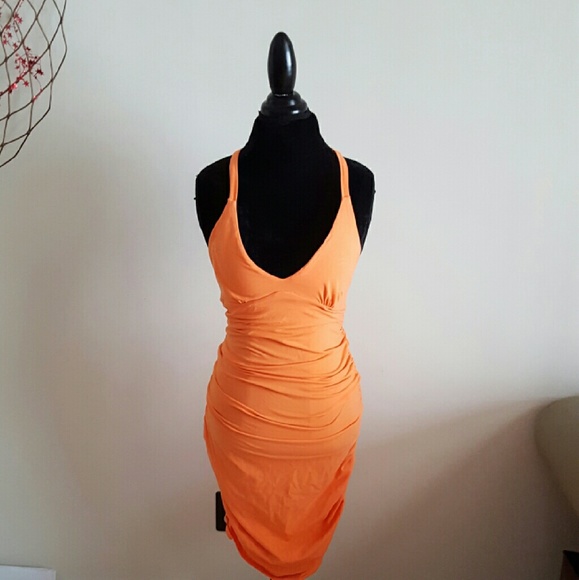 Victoria's Secret Dresses & Skirts - 🍊Price DROP Orange Victoria's Secret Halter Dress