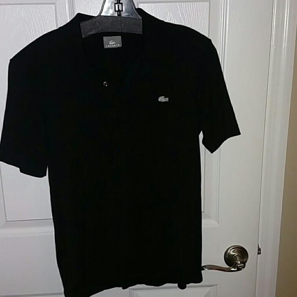 Black Lacoste Polo