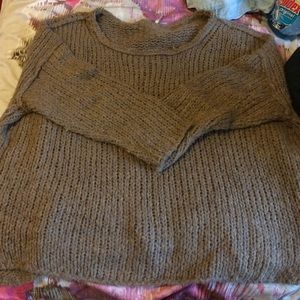 Free people teddy bear sweater