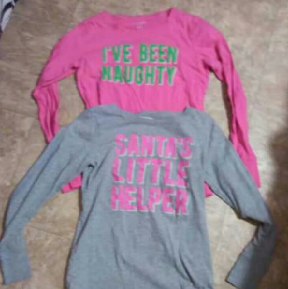 2 Long sleeve old navy shirts selling all together