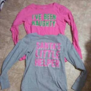 2 Long sleeve old navy shirts selling all together