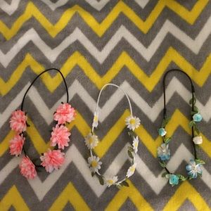 3 flower crowns