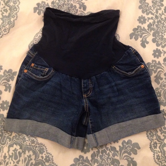Motherhood Maternity Shorts - Indigo Blue Brand