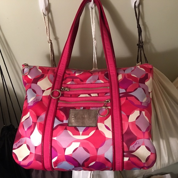 Coach Poppy Kaleidoscope Glam Tote