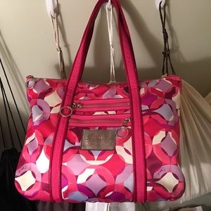Coach Poppy Kaleidoscope Glam Tote
