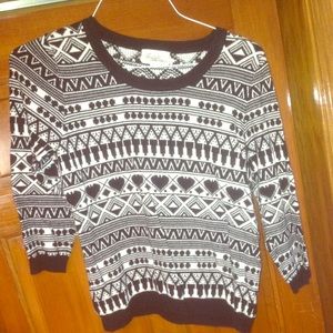 1/4 length sleeve sweater