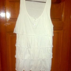 Ruffled tank top