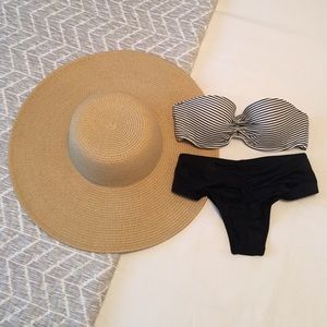 (nwt) J. Crew Straw Floppy Hat
