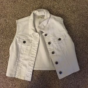 A jean jacket/vest