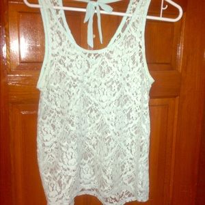 Lace tank top