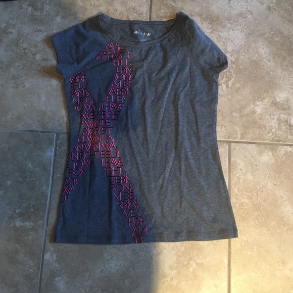 Pink ribbon tee