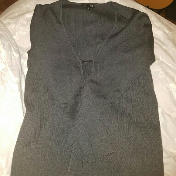Authentic gucci gray women's small cardigan