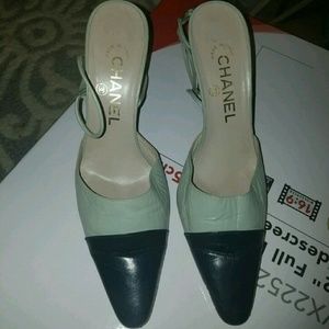 Vintage Chanel Two Toned Slingbacks Size 37