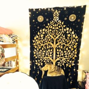 Elephant Ganesha tapestry