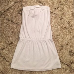 "Juicy Couture" strapless terry cloth dress