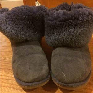Blue button ugg boots
