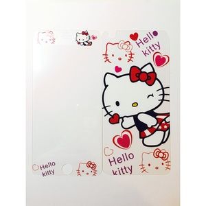 Hello Kitty iPhone 6/plus glass screen protectors