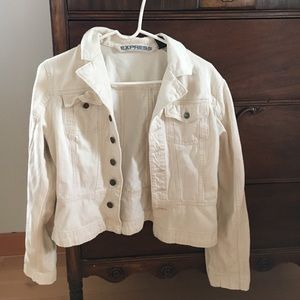 Cute, cotton denim vintage express jacket