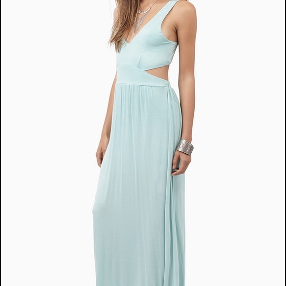 Light blue maxi dress