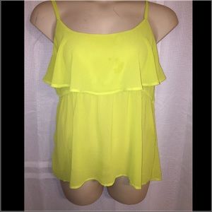 Torrid neon green top size 2