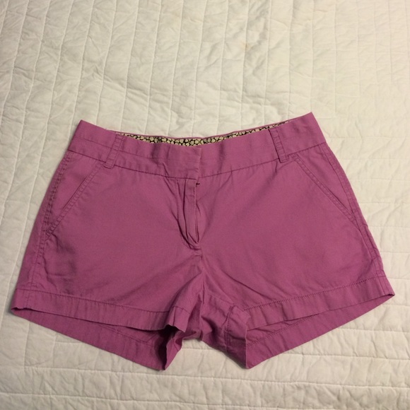 J. Crew Chino Shorts Purple