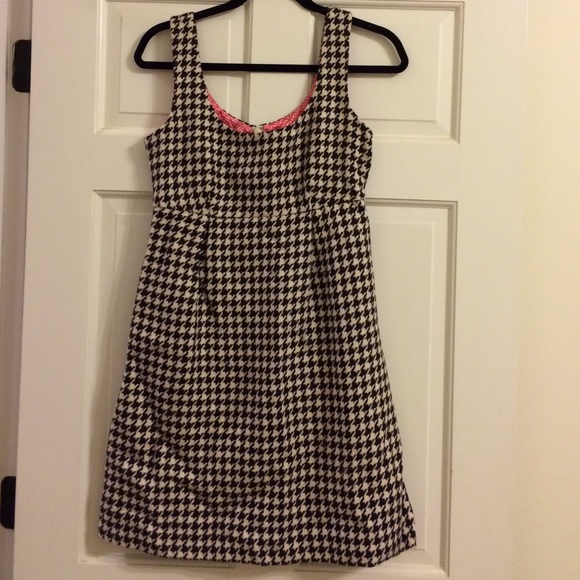 Vineyard Vines Houndstooth Wool Dress