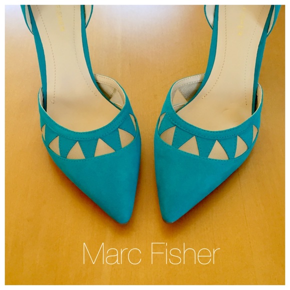 Marc Fisher Shoes - ❤️HP - Marc Fisher Teal Heels - Final Price