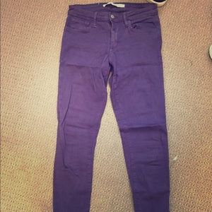 Joe's Jeans Purple denim jeans