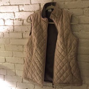 Cream Puffer Vest
