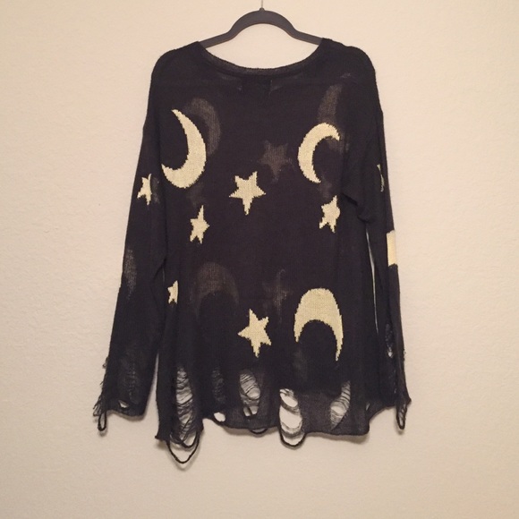 SOLD Wildfox Night Owl Lennon Sweater - Picture 4 of 4