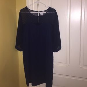 Navy Junarose Dress