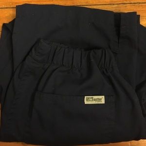 XS petite greys anatomy navy scrubs