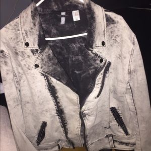 Men's H&M Moto denim jacket
