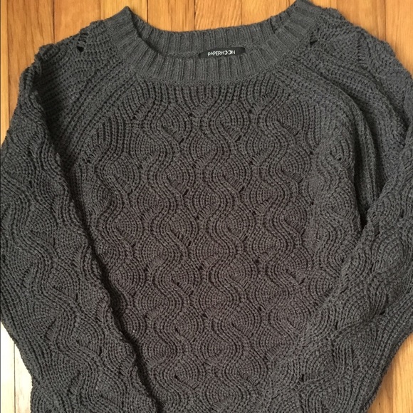 Papermoon gray sweater
