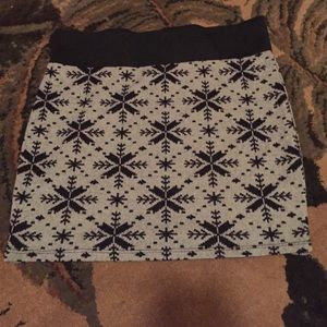Mini skirt!