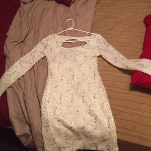 Ruby rox white dress , size small .