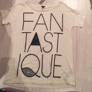 Fantastique cream tshirt