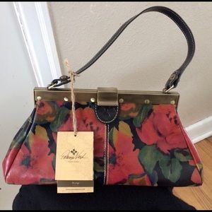 Beautiful Patricia Nash floral satchel