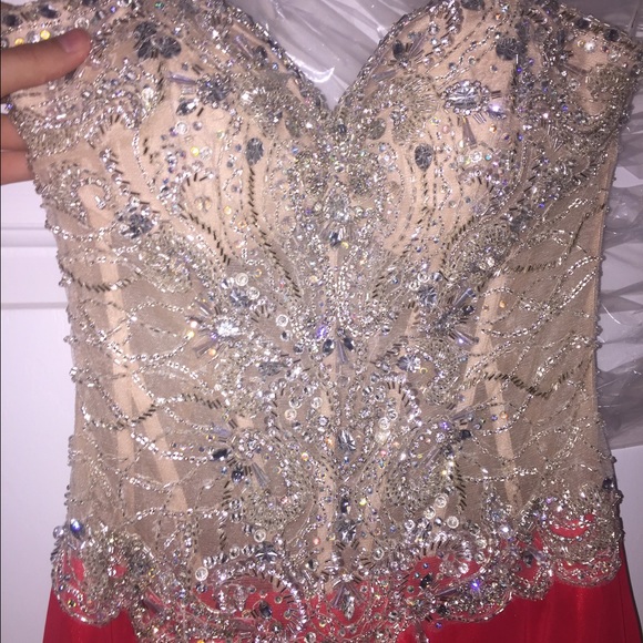 Red Riva Prom Dress - Picture 4 of 4