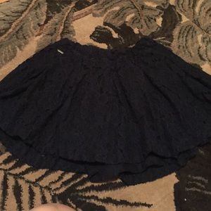 Navy mini skirt
