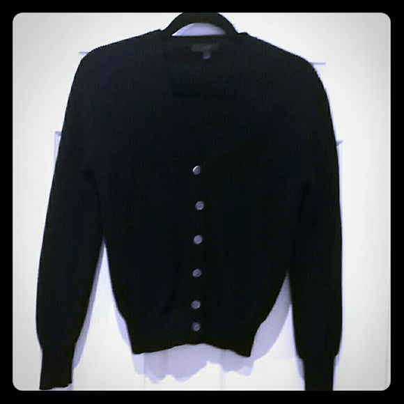 Black J.Crew cardigan