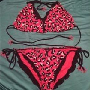 Marc Jacobs leopard bikini rare.