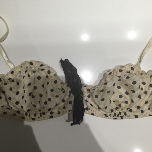 Polka dot bra