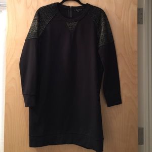 Madewell stretchy sweatshirt dress