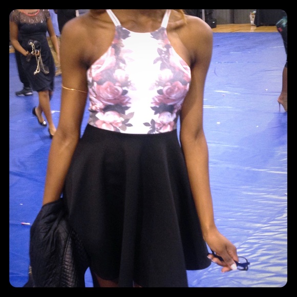 Floral Halter top dress
