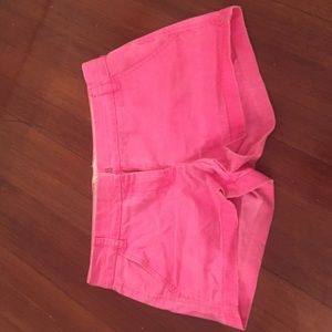 Neon Pink J.crew Chino Shorts