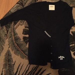 Navy Hollister Cardigan